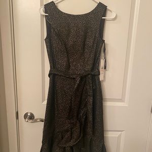 NWT Calvin Klein, Size 2 - Black & Gold Dress